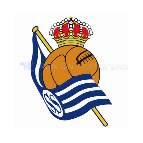 Real Sociedad Iron-on Stickers (Heat Transfers)NO.8452